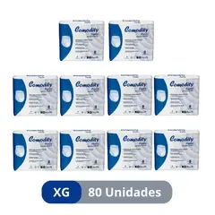 GENERICO - Pañales para Adulto Comodity Pants (Ropa Interior Calzón) – Talla XG – 80 Unidades - 1 Manga