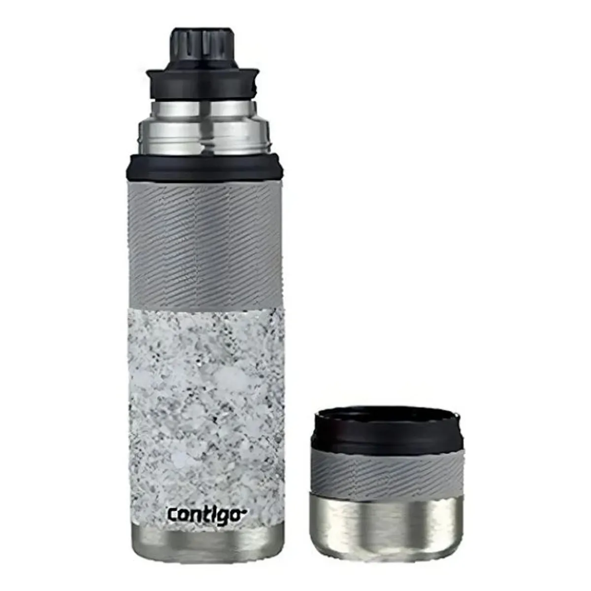 CONTIGO - Termo al vacío Contigo® de acero inoxidable Thermalock 739 ml, plateado, a prueba de fugas