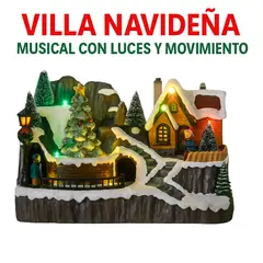 MOVI - VILLA NAVIDEÑA MUSICAL CON LUZ Y MOVIMIENTO