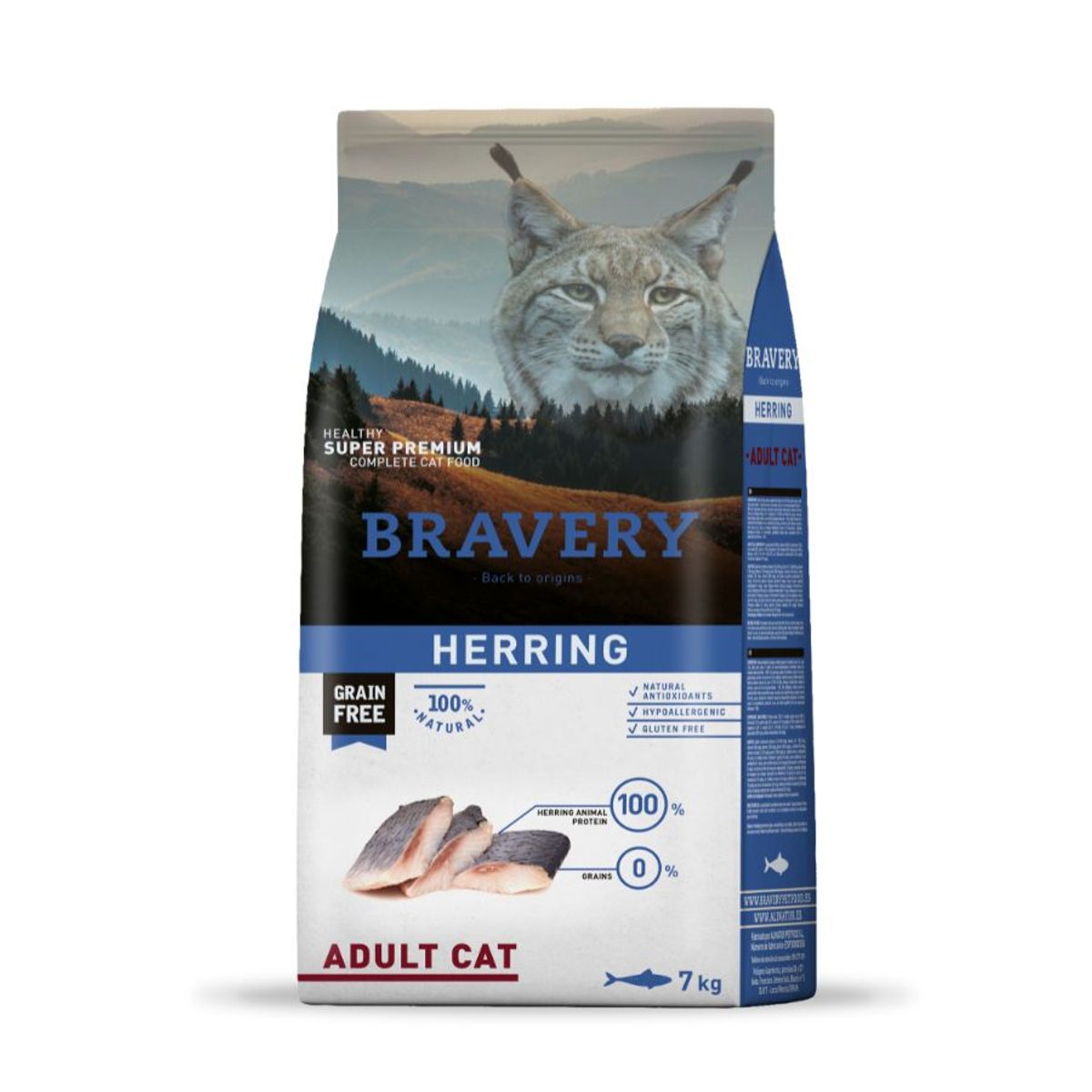 BRAVERY - Bravery Herring Gato Adulto 7 kg