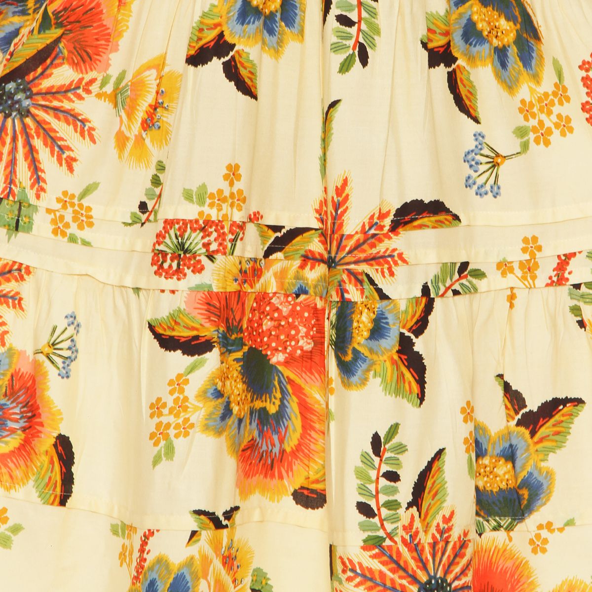 WADOS - VESTIDO MANGA CORTA ESTAMPADO ESCOTE V