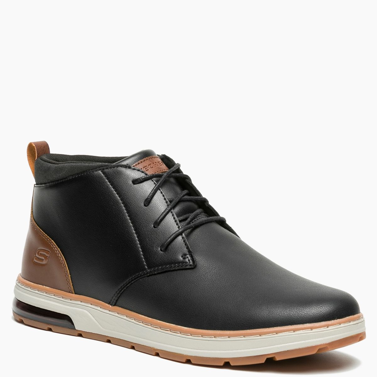 SKECHERS - Botín Hombre Negro