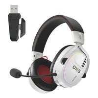 Auriculares Inalámbricos Gaming Audífonos Gamer Gh02 Blanco