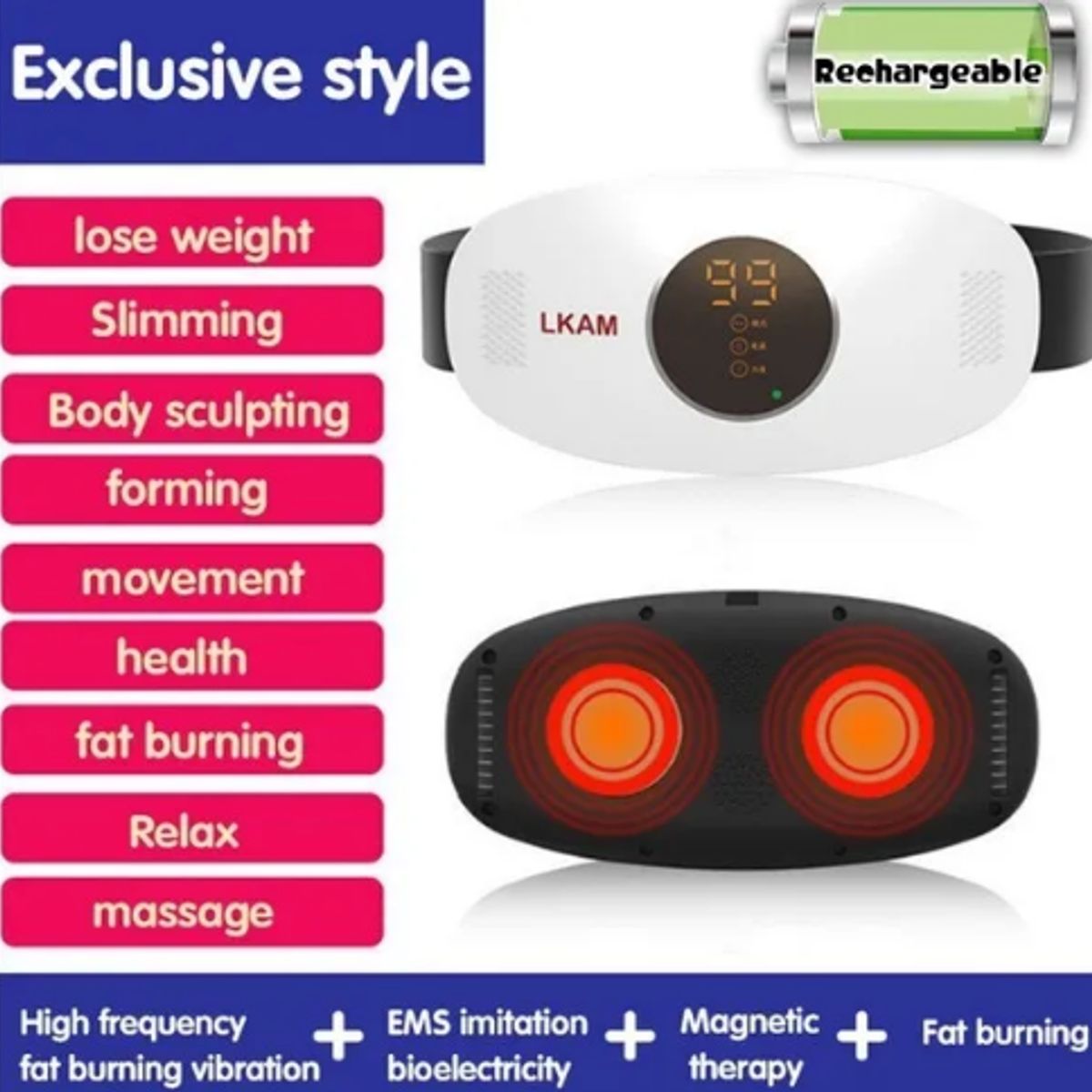 GENERICO - Maquina Cavitación Maquina Electroestimulador Quema Grasa