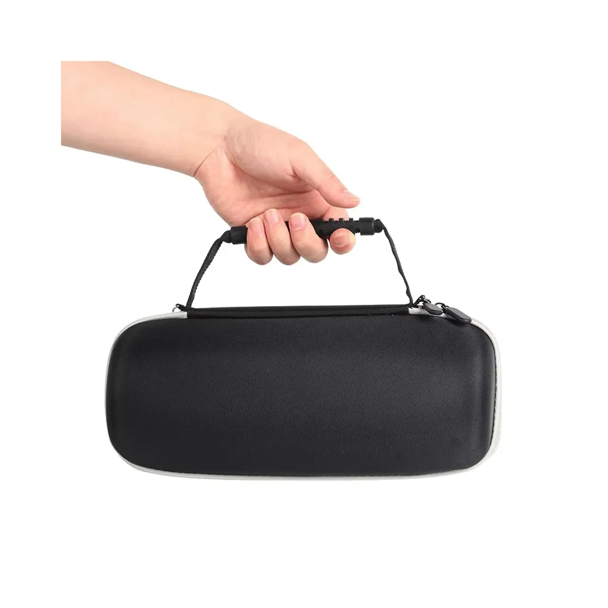 GENERICO - Estuche Rígido Premiun Para Parlante JBL Charge 6 y 5, 4 Negro Gris Largo