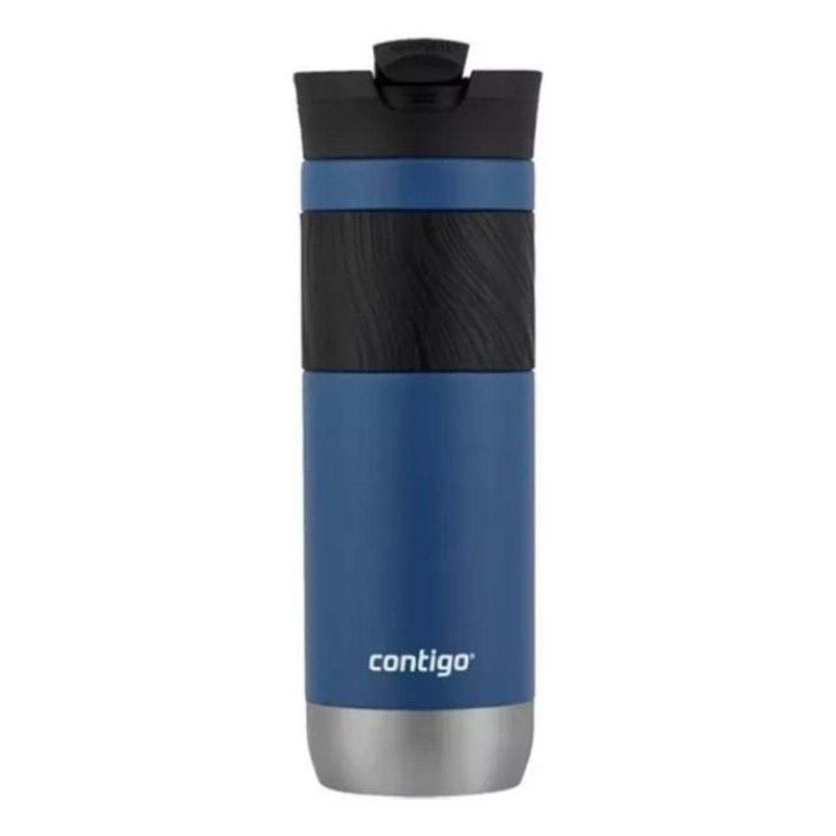 CONTIGO - Mug Contigo Byron 2.0 de acero inoxidable 710 ml, azul, con tapa SNAPSEAL™, y agarre texturizado