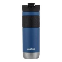 Mug Byron 2.0 de acero inoxidable 710 ml, azul, con tapa SNAPSEAL™, y agarre texturizado