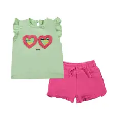 TEDMIMAK - Conjunto short y polera niñA