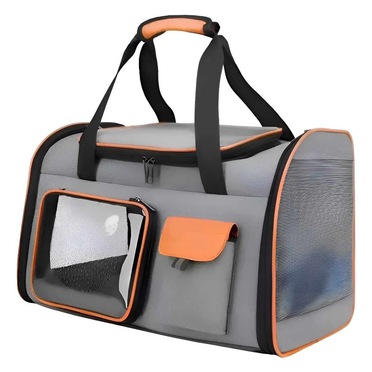 GENERICO - Bolso Transportador Mascotas Color Naranja