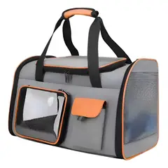 GENERICO - Bolso Transportador Mascotas Color Naranja