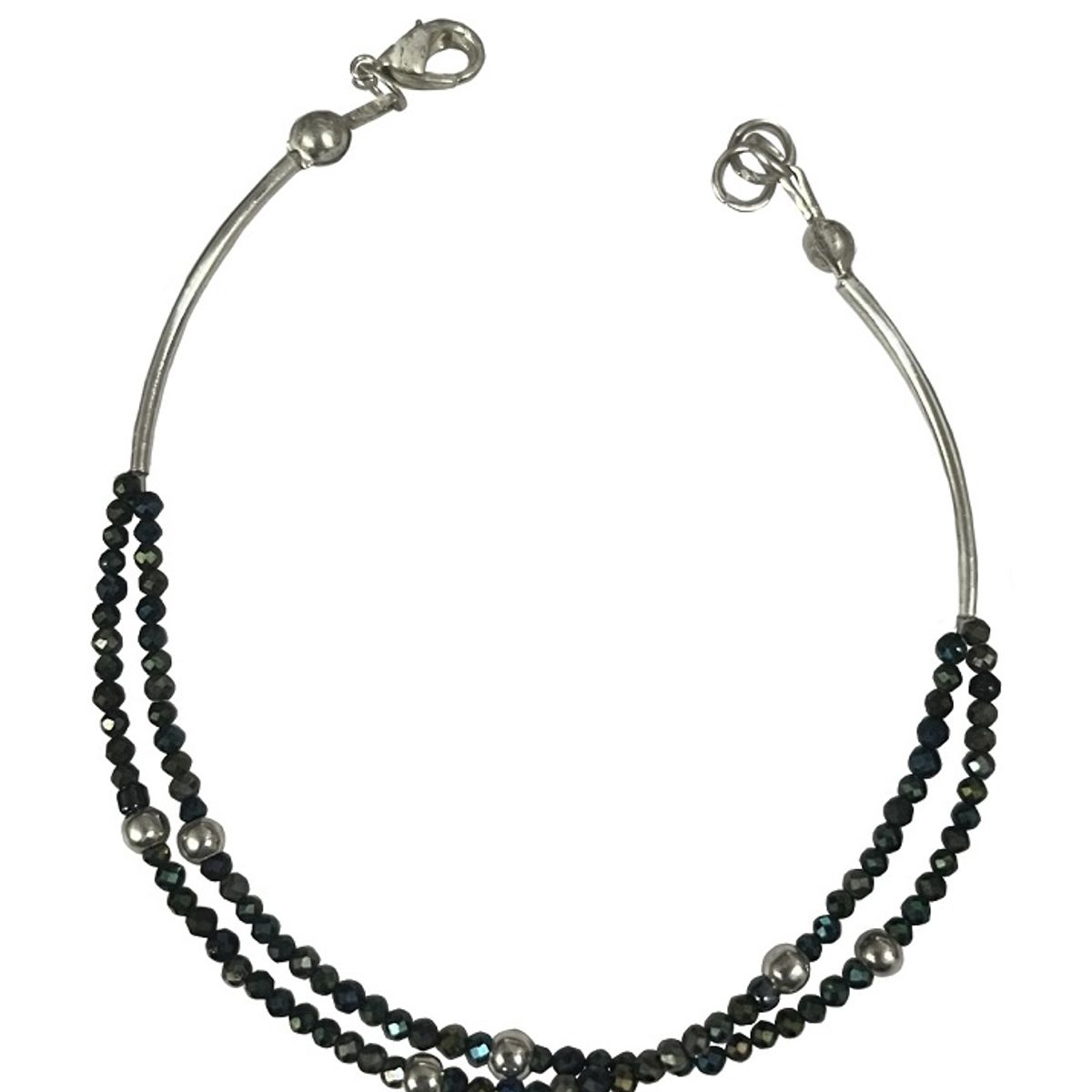 TAETHAI - Pulsera de plata 925 con piedra Diamantina