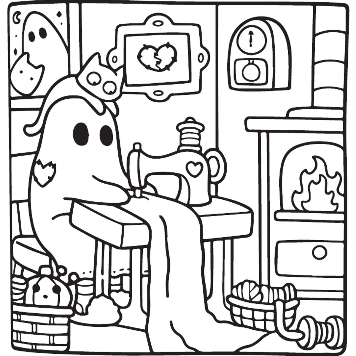 GENERICO - Spooky Cute Libro para Colorear  Coco Wyo  Halloween Kawaii  Antiestrés Adultos y Jóvenes