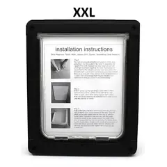 GENERICO - Puerta Exterior Grande XXL Para Perro Gato Mascota