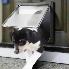 GENERICO - Puerta Exterior Grande XXL Para Perro Gato Mascota
