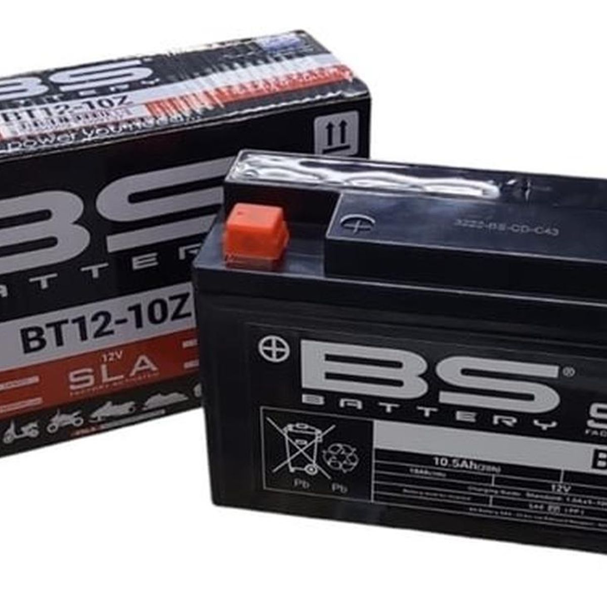 GENERICO - Batería de GEL Para Moto Bt12-10z C/ Yt12-10z