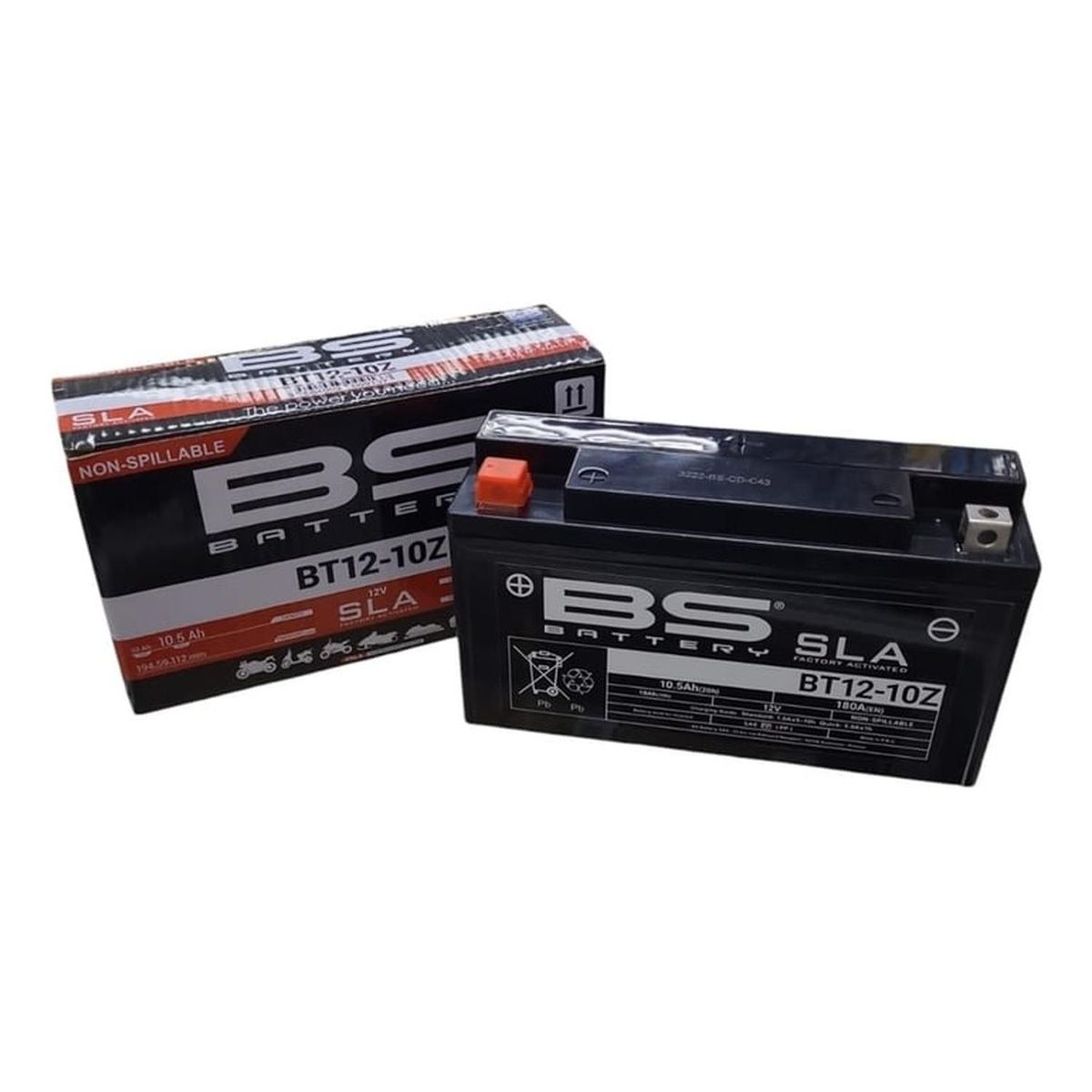 GENERICO - Batería de GEL Para Moto Bt12-10z C/ Yt12-10z