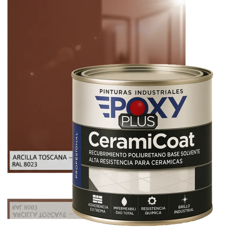 EPOXY - PINTURA PISOS CERÁMICOS - 1-4 GALÓN ARCILLA TOSCANA