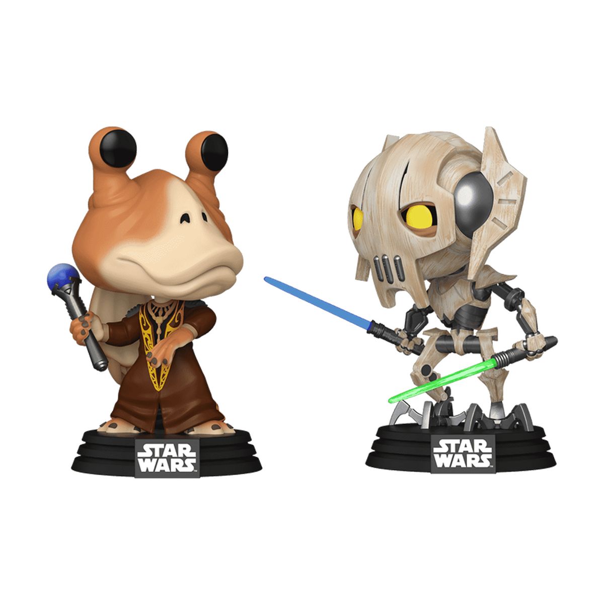 FUNKO - Funko Pop Jar Jar Binks Vs General Grievous