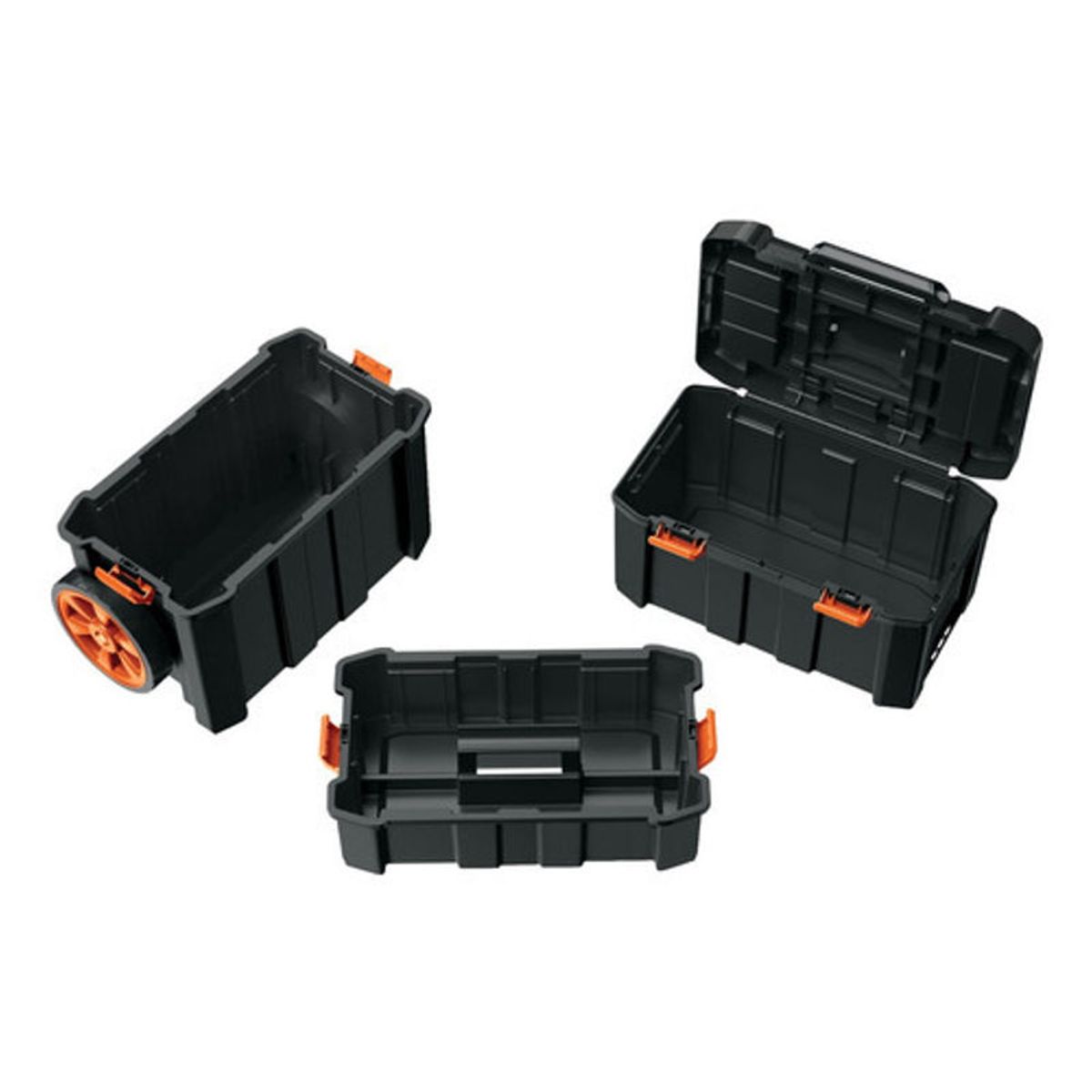 GENERICO - Caja de Herramientas 19x25 Truper 3 en 1 Desmontable