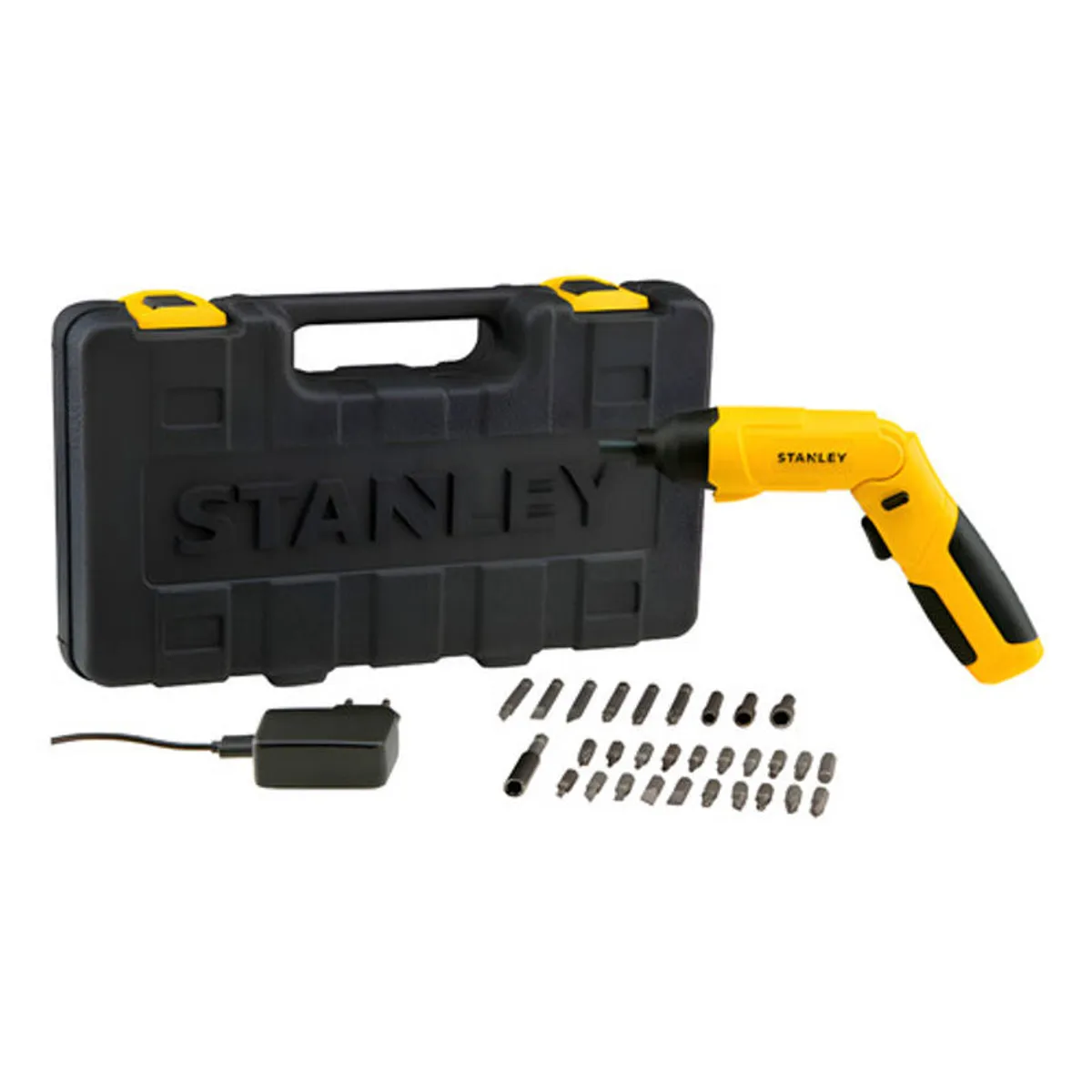 GENERICO - Atornillador Inalámbrico Stanley 4V con 30 Accesorios