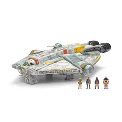 JAZWARES - Vehículo Star Wars Micro Galaxy Ghost 39 cm con luces y sonido