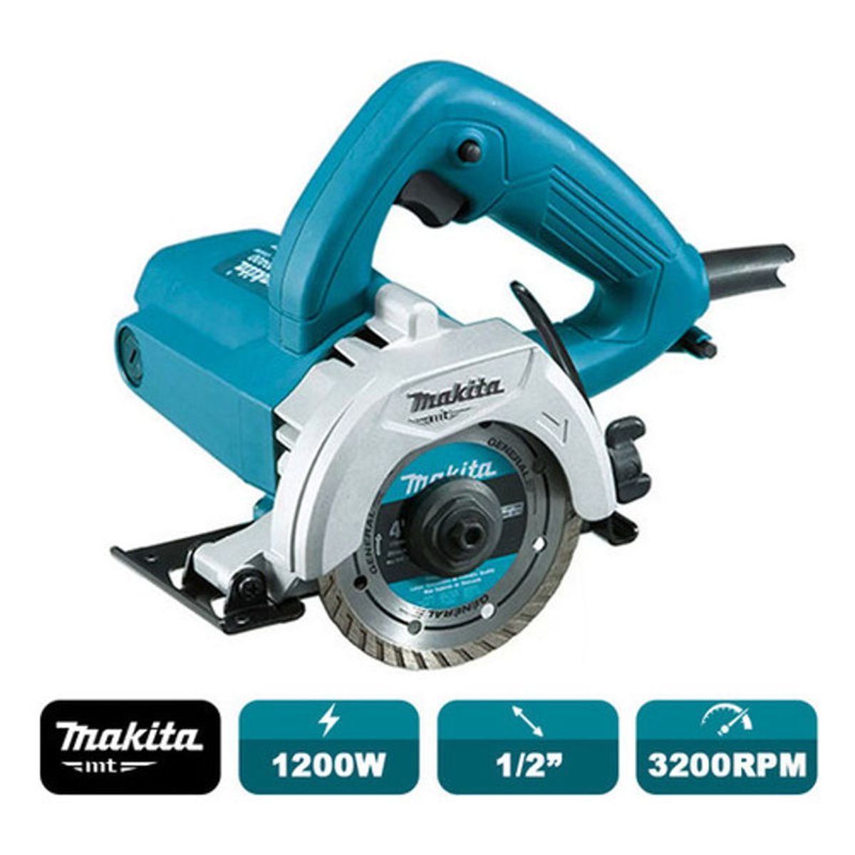GENERICO - Cortadora de Mármol 4 38 1200W Makita MT M0400BC