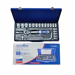 GENERICO - Juego De Herramienta Profecional De Dados 1/2 De 24 Piezas