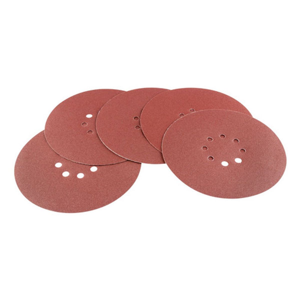 GENERICO - Disco Lija Velcro 225mm G 120 Set 5 Unidades Stanley Café
