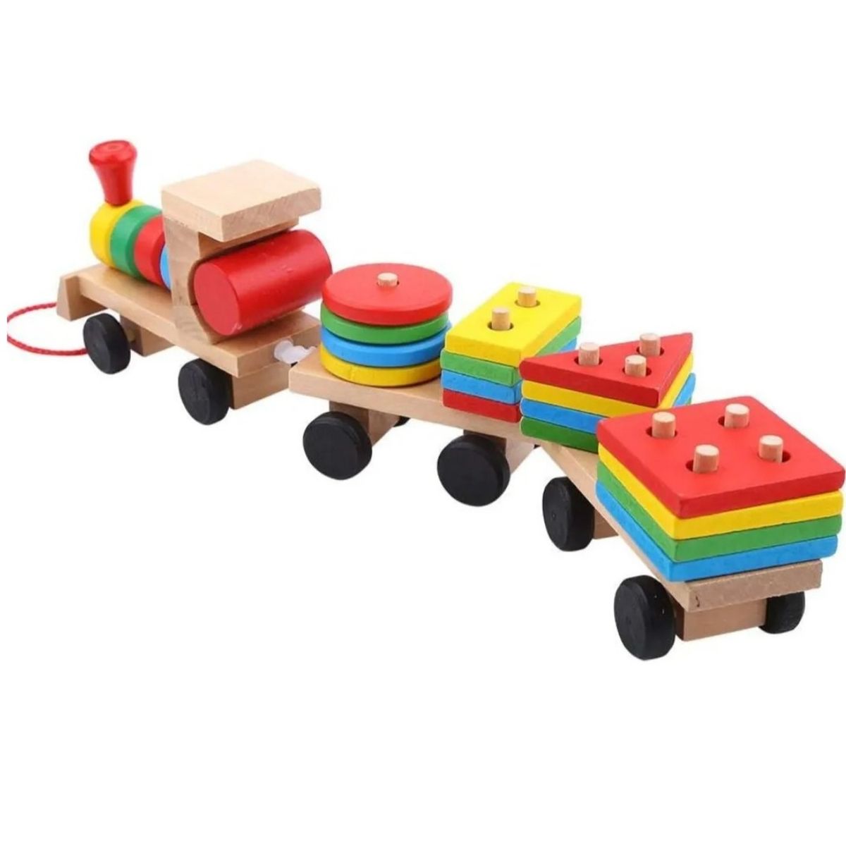 GENERICO - TREN ENCAJE JUGUETE MADERA