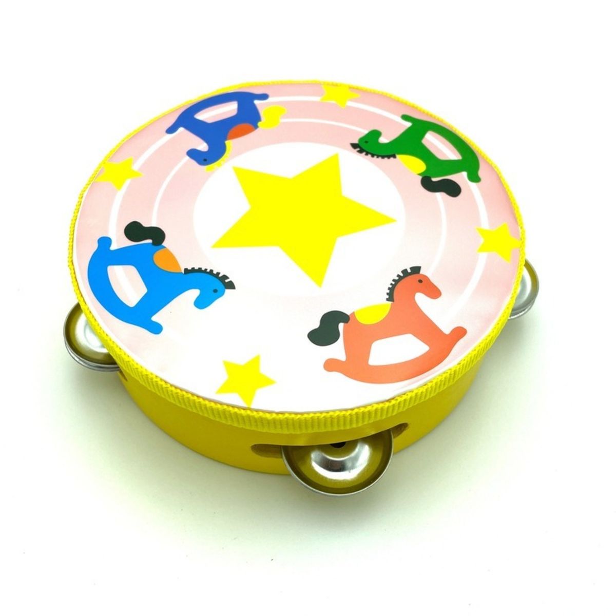 GENERICO - PANDERO INFANTIL JUGUETE MADERA