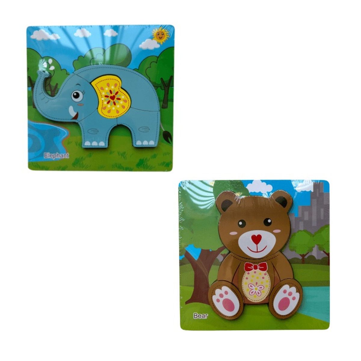 GENERICO - PUZZLE ANIMAL JUGUETE MADERA