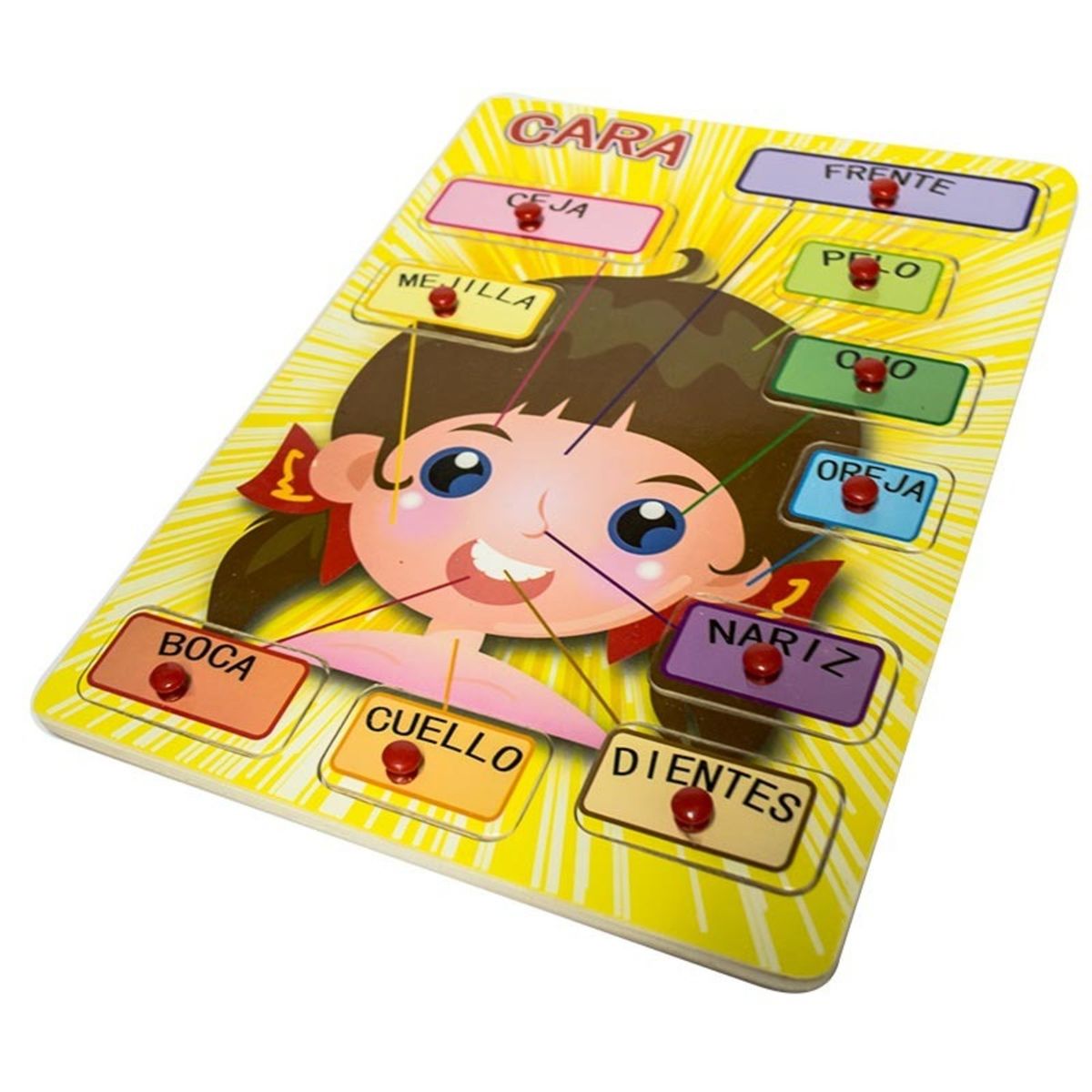 GENERICO - TABLA CARA JUGUETE MADERA