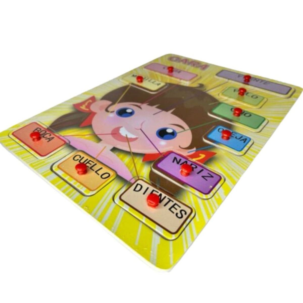 GENERICO - TABLA CARA JUGUETE MADERA