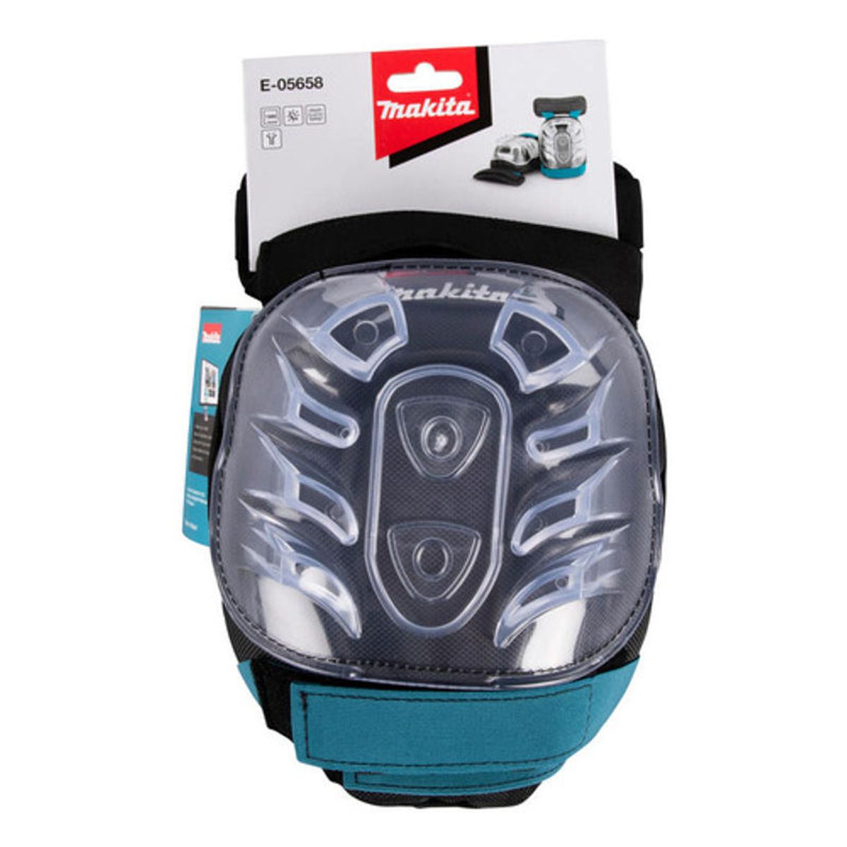 GENERICO - Set Rodilleras Reforzadas Makita E-05658 Negro