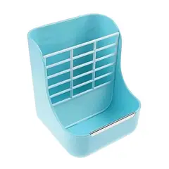 GENERICO - Comedero Para Conejo O Cuy Alimentador Henera Celeste