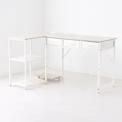 KLIK - Escritorio Prisma en L - Blanco