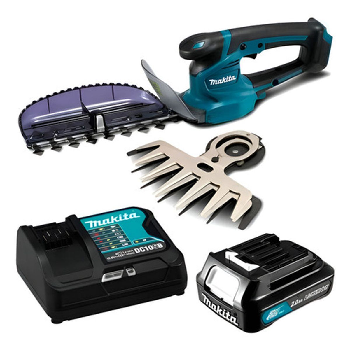 GENERICO - Cortasetos Inalámbrico Makita 12V Max CXT Turquesa