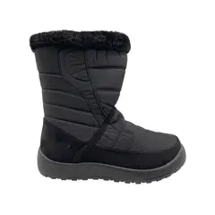 HERIEL - Bota Negra Impermeable Mujer
