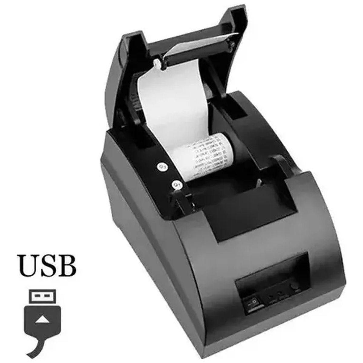 NO LOGO - Impresora Boletas Sii Usb Rollo 58mm T Tickets + 6 Rollos