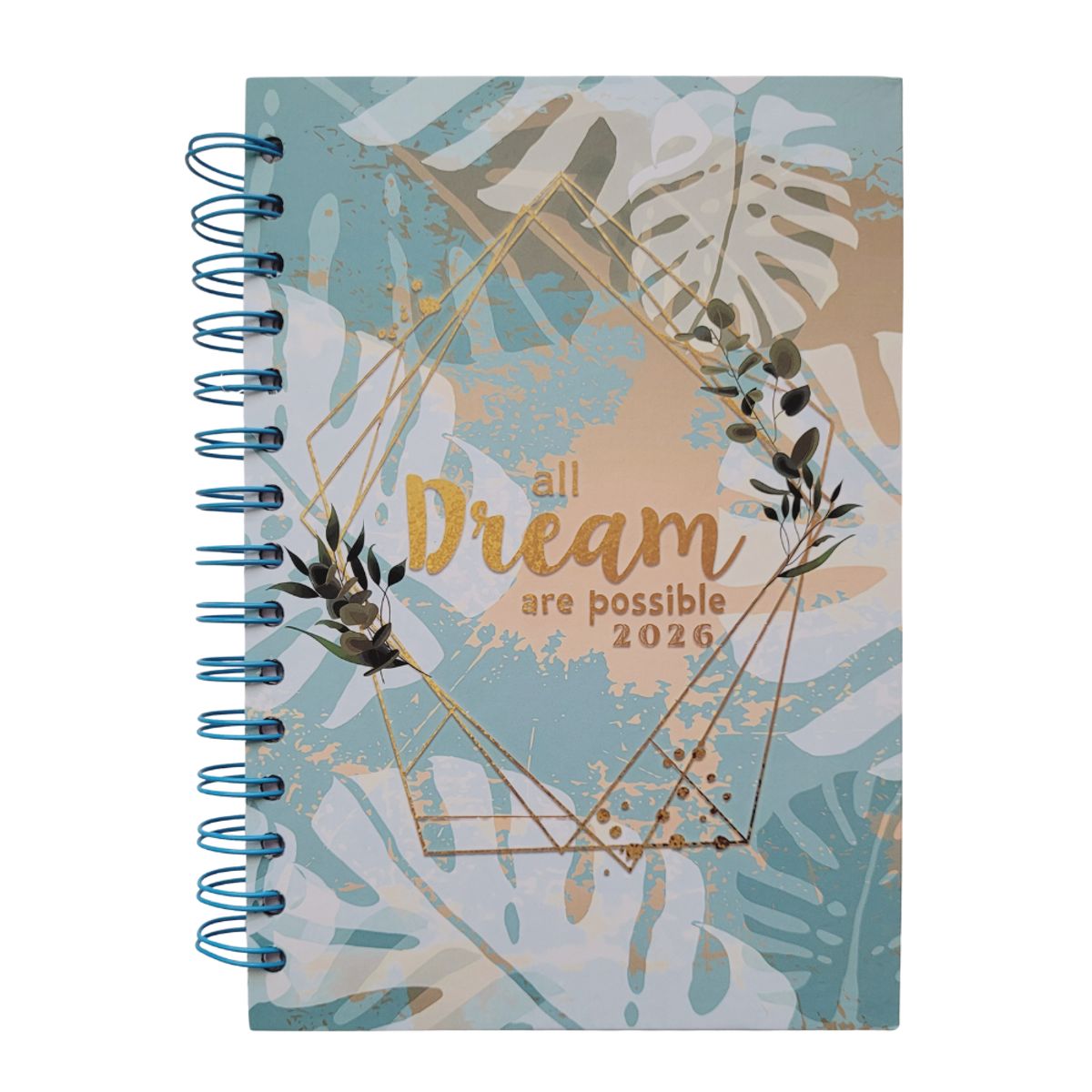 GENERICO - Agenda 2026 Anillada Motivacional Todos los sueños son posibles - All dream are possible