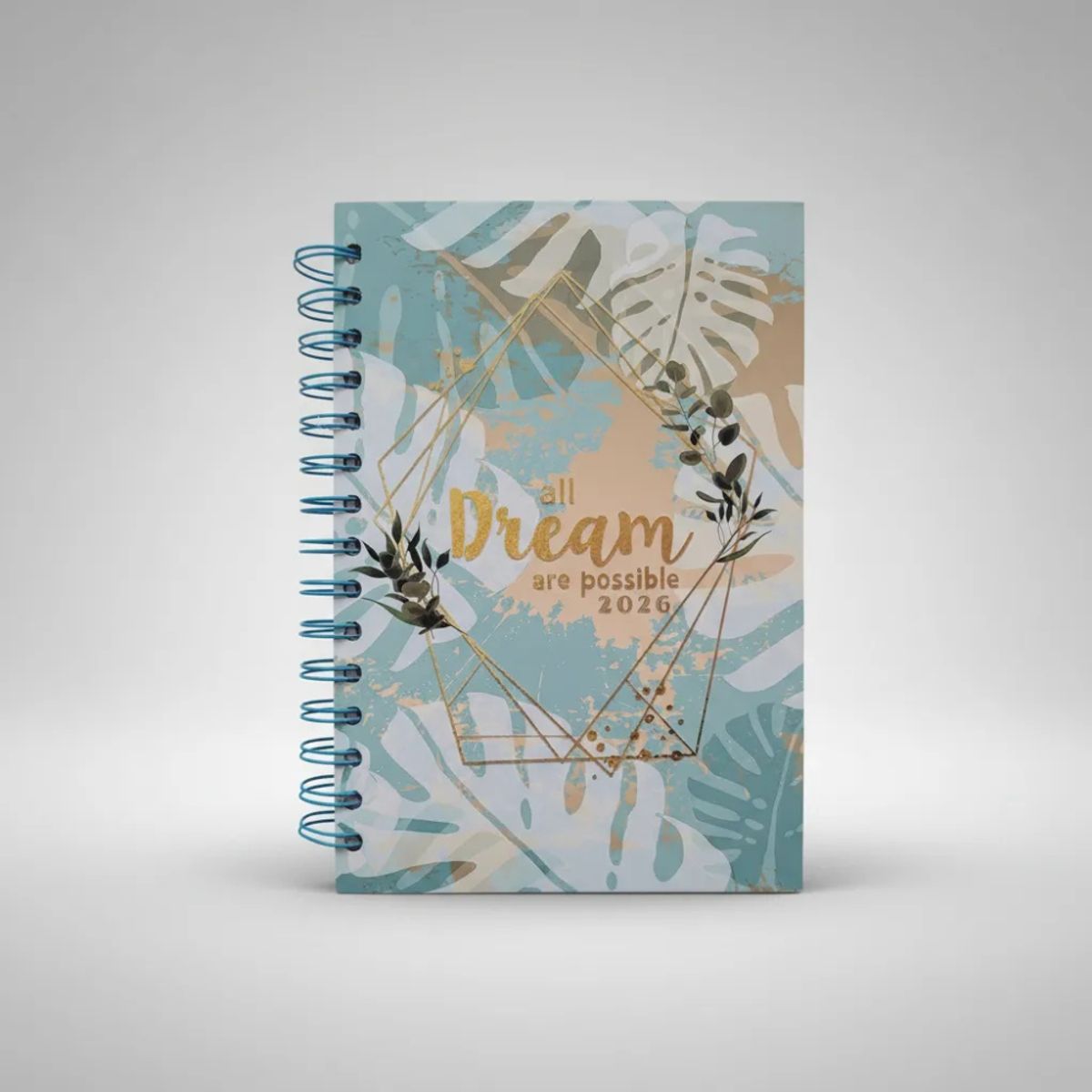 GENERICO - Agenda 2026 Anillada Motivacional Todos los sueños son posibles - All dream are possible