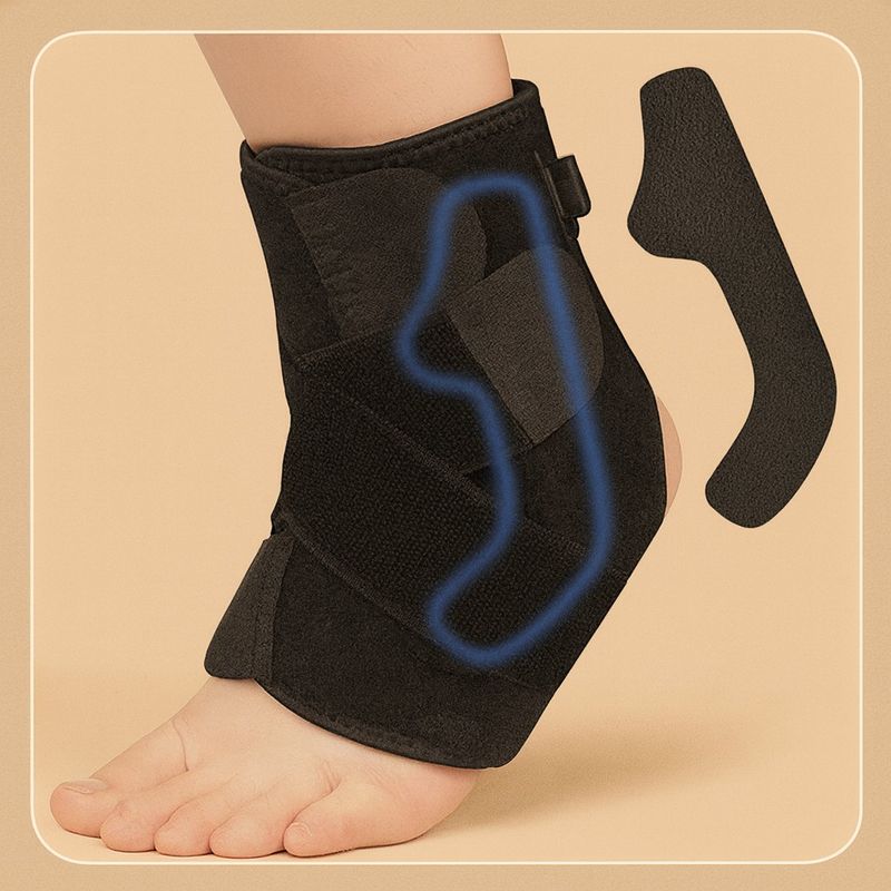 MOVI - TOBILLERA 3 NIVELES DE CALOR Terapéutico TermoRelax