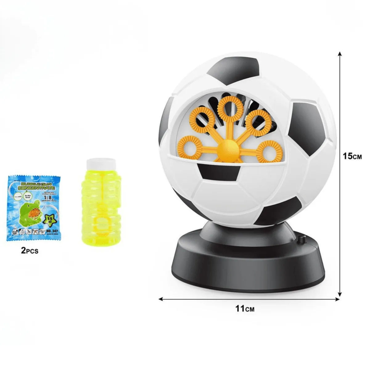 GENERICO - Máquina de Burbujas Juguete Lanza Burbujas Burbujero a Pilas Con Liquido de Burbuja