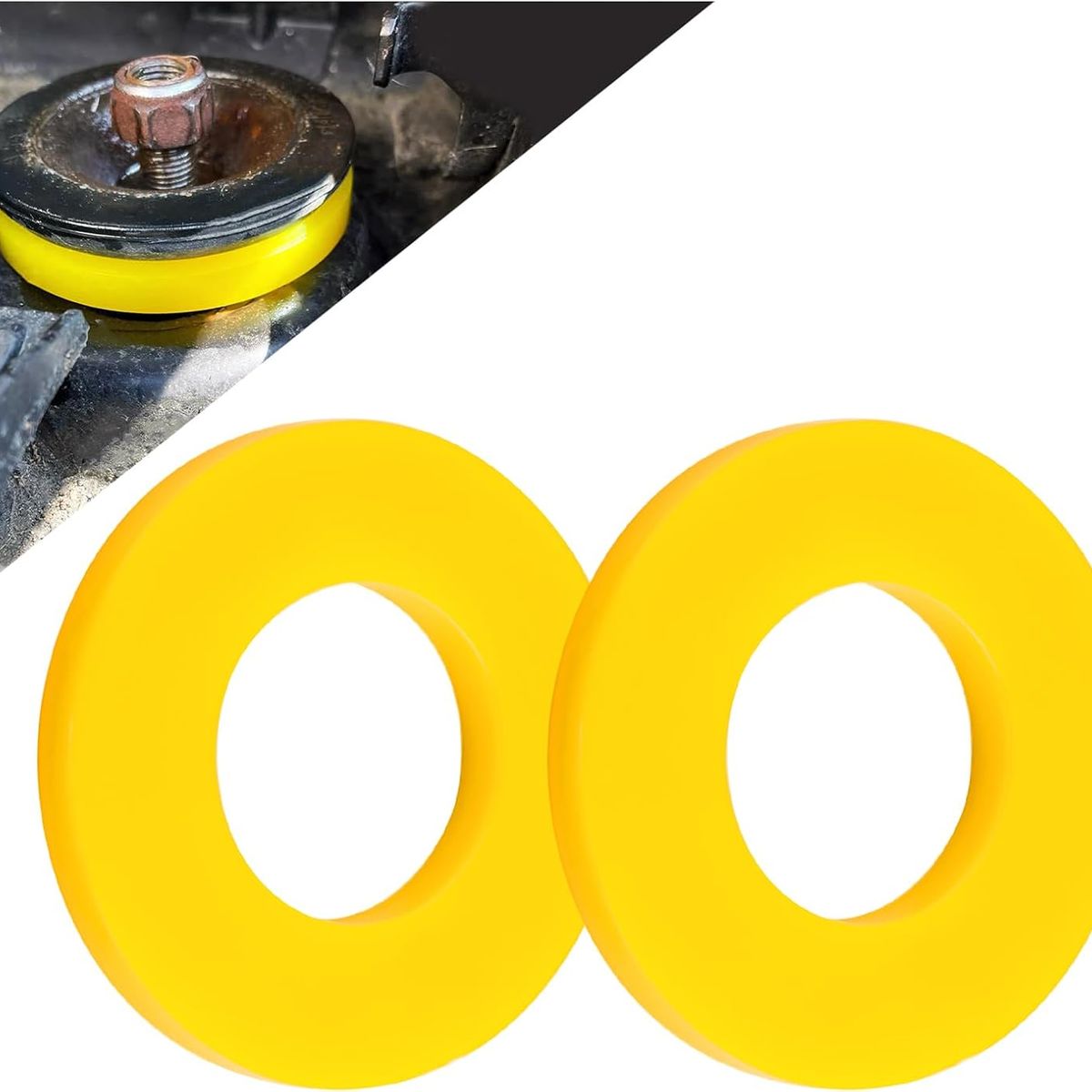 KUANGYE - 2 Bujes Amortiguador De Goma Almohadilla, Elimina Ruidos!