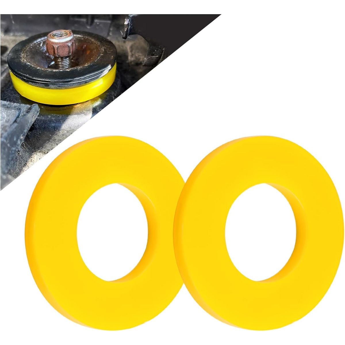 KUANGYE - 2 Bujes Amortiguador De Goma Almohadilla, Elimina Ruidos!