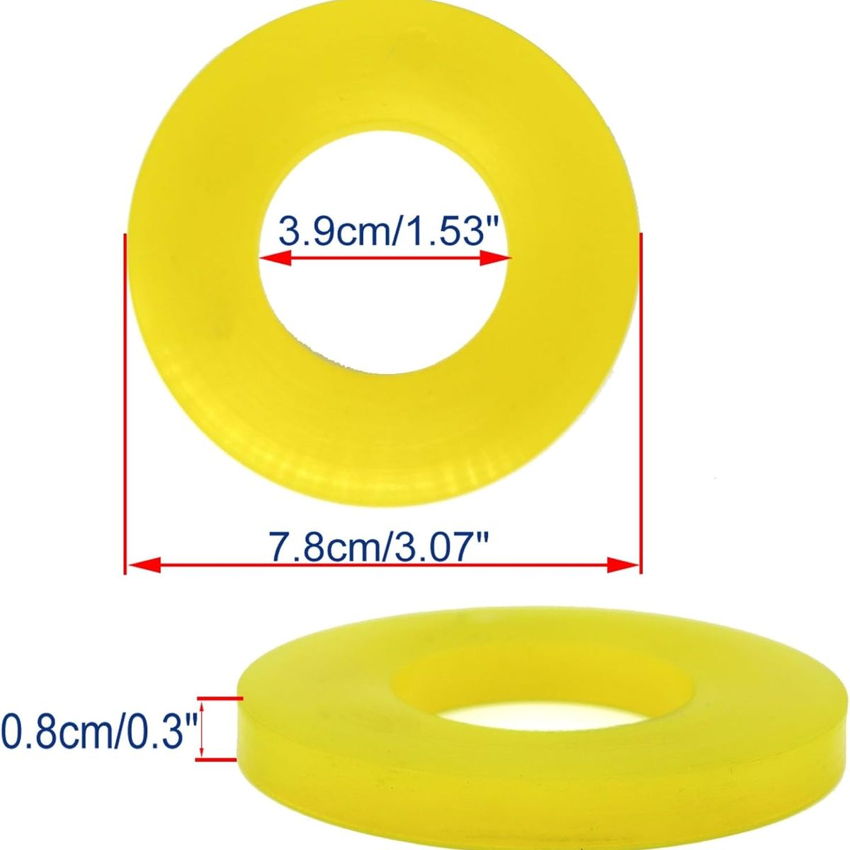 KUANGYE - 2 Bujes Amortiguador De Goma Almohadilla, Elimina Ruidos!