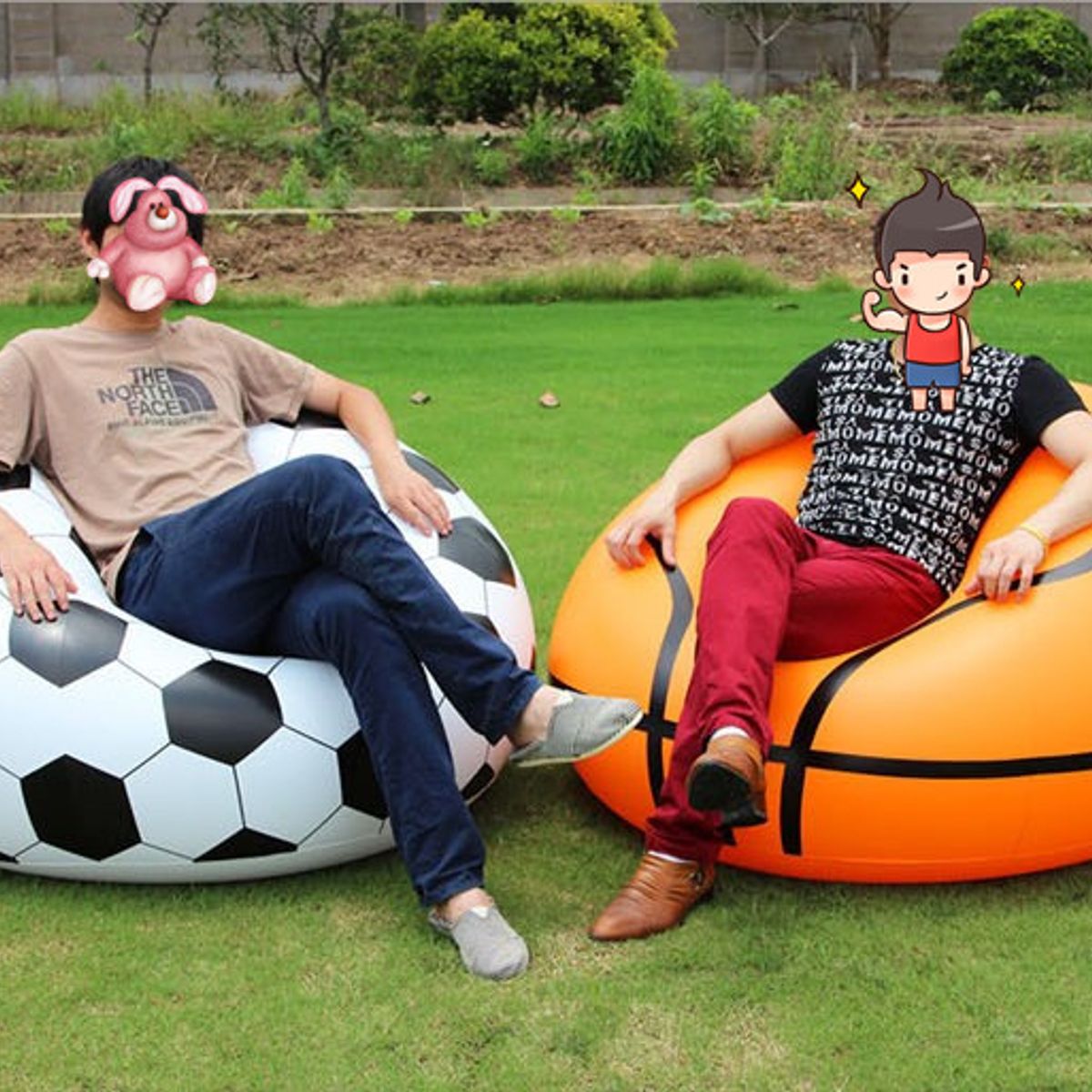 GENERICO - Sillón Inflable Puff Tumbona Interiores Y Exteriores