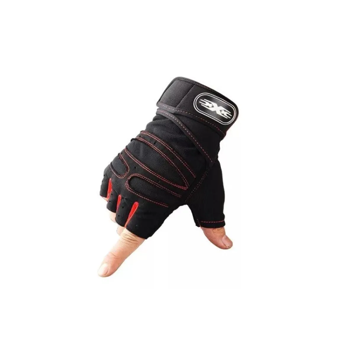 GENERICO - Guantes Gimnasio Ejercicio Pesa Entrenamiento Trekking Dedo