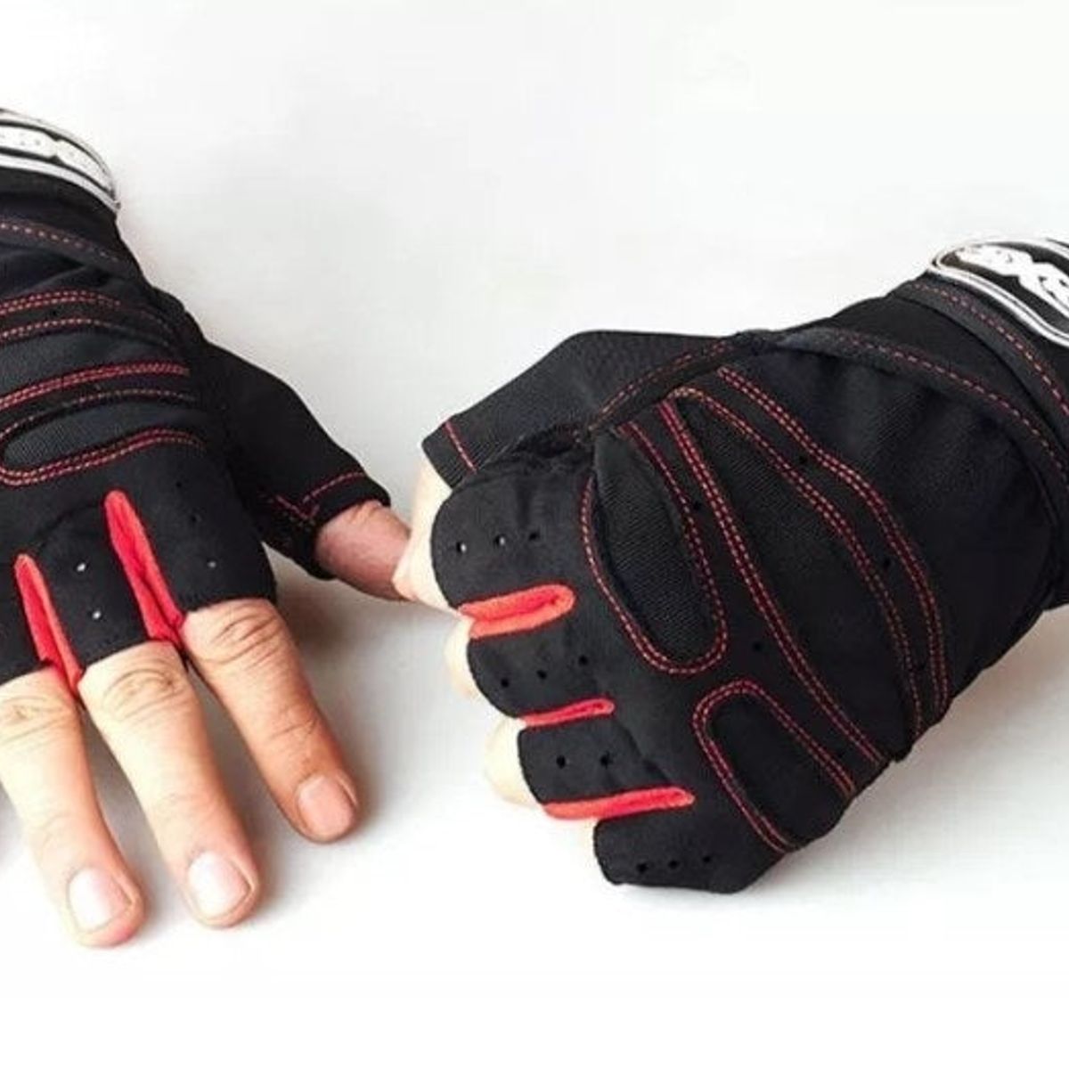 GENERICO - Guantes Gimnasio Ejercicio Pesa Entrenamiento Trekking Dedo