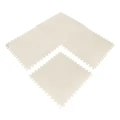 SUPERCENTER - Pack 4 Unidad Piso Puzzle Alfombra Goma Eva 60x60 Deportivo Blanco